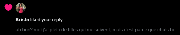 herefornow02's tweet photo. @MystereFreeze une minute plus tard... j'assure trop, je suis un chick magnet https://t.co/tYQytZ036a