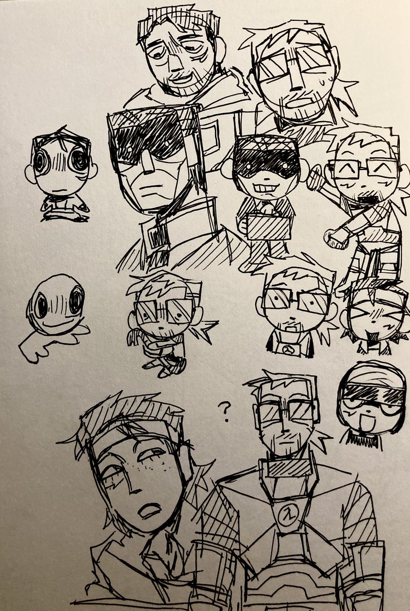 dracukong's tweet photo. Half Life doodles yup yup yup!! https://t.co/Omrwz0Uj5b