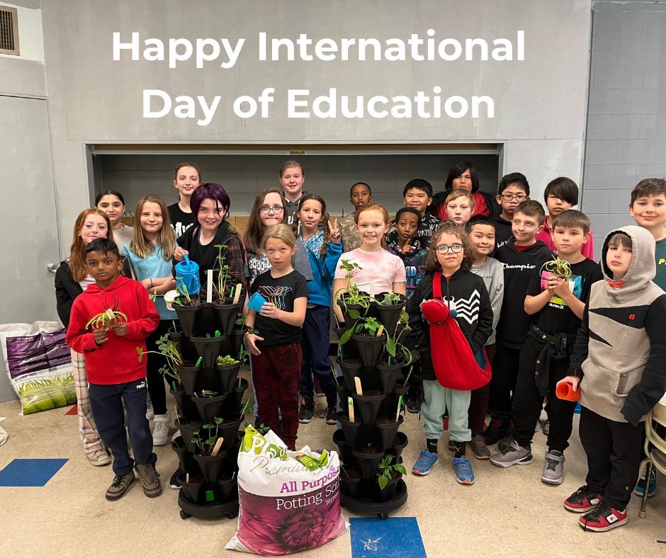 Happy International Day of Education 

Education has the power to change lives and build communities. 

Here at Green Calgary, we believe that educating present and future generations about sustainability and environmental stewardship is key to preserving our planet.