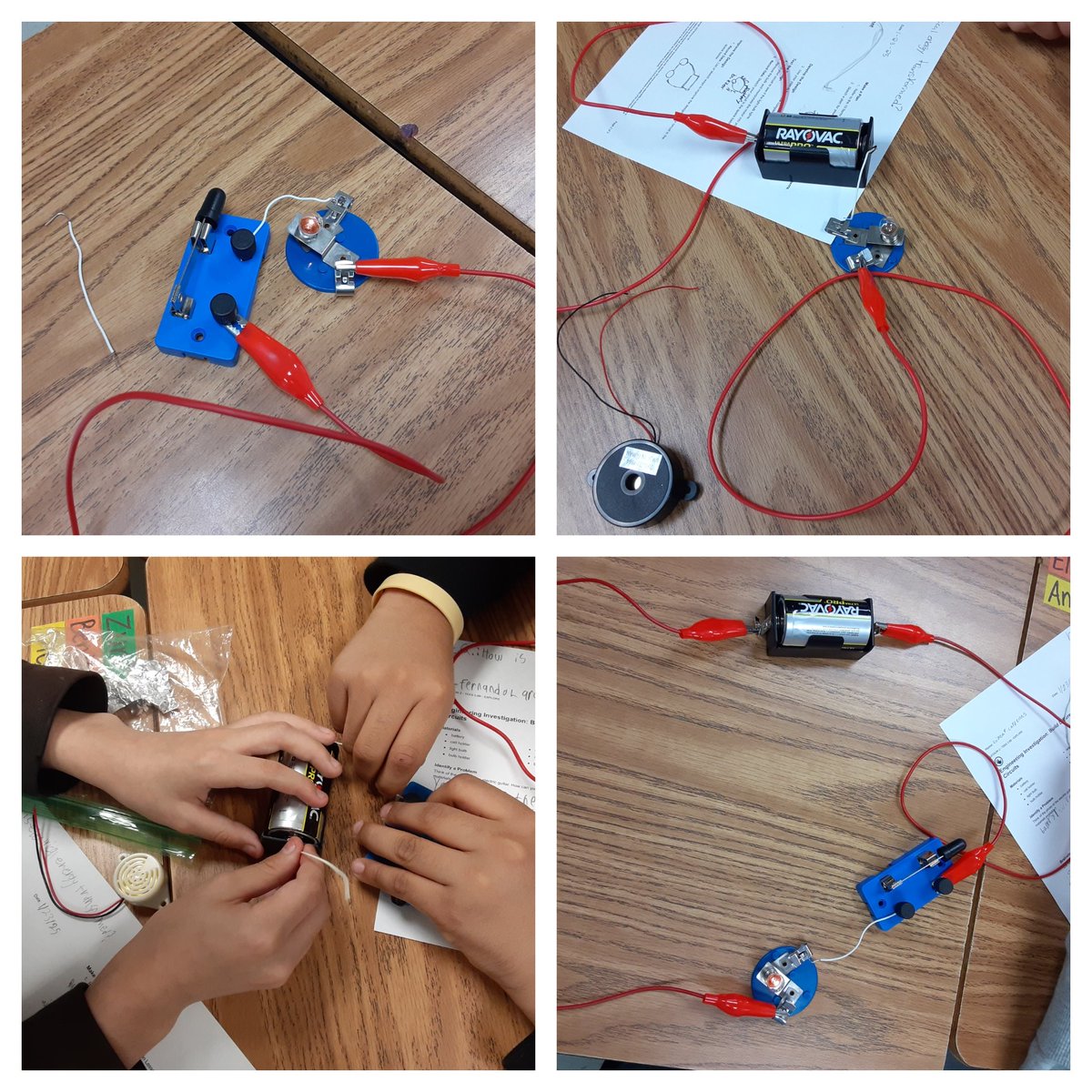 Fifth grade <a href="/KujawaES_AISD/">Kujawa Elementary</a> demonstrating that electrical energy can be transformed into light, sound, or mechanical energy.