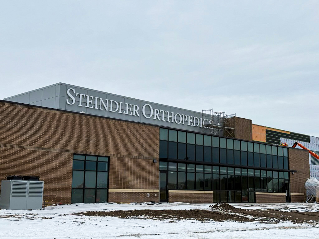 Just in case you didn't know which one was ours, our name is all over the new North Liberty building. See you here soon!