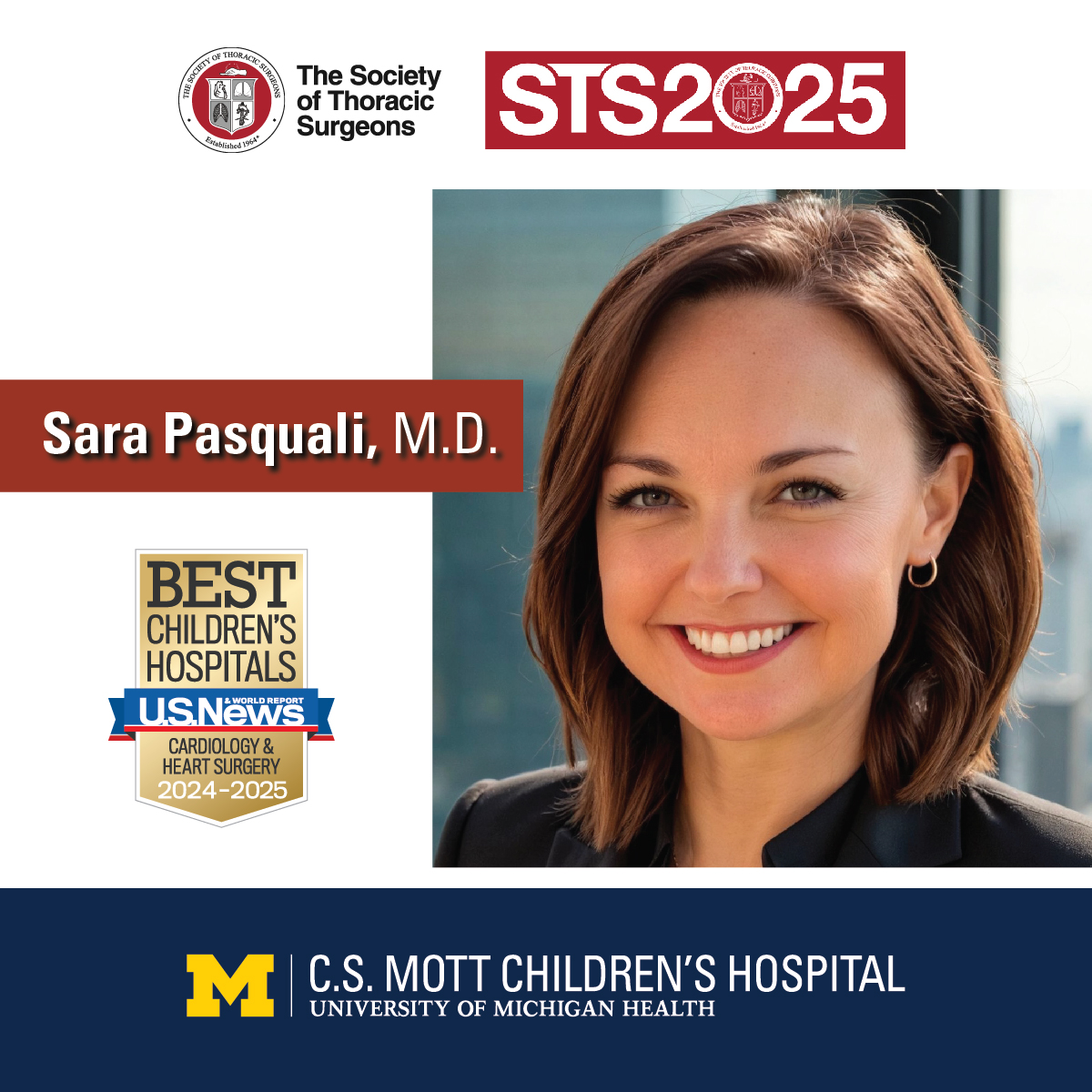 Mott Children's MD (@mottdocs) on Twitter photo 🎉 Congratulations to <a href="/skpasquali/">Sara Pasquali</a> of <a href="/MottChildren/">C.S. Mott Children's</a> and colleagues from <a href="/BostonChildrens/">Boston Children's</a> who received the Richard E. Clark award at #STS2025 for their <a href="/nih_nhlbi/">NIH NHLBI</a> funded research improving how we measure congenital heart center quality. <a href="/STS_CTsurgery/">The Society of Thoracic Surgeons</a> 🎉 Congratulations to <a href="/skpasquali/">Sara Pasquali</a> of <a href="/MottChildren/">C.S. Mott Children's</a> and colleagues from <a href="/BostonChildrens/">Boston Children's</a> who received the Richard E. Clark award at #STS2025 for their <a href="/nih_nhlbi/">NIH NHLBI</a> funded research improving how we measure congenital heart center quality. <a href="/STS_CTsurgery/">The Society of Thoracic Surgeons</a>