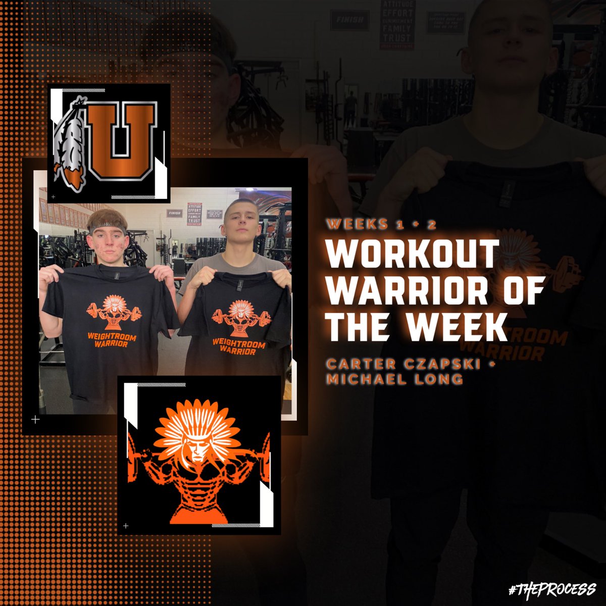 Utica Chieftains FB (@uticahighfb) on Twitter photo A New Season. New Leaders take control.
Workout Warriors: <a href="/CarterCzapski/">Carter “CHOP” Czapski</a> and Michael Long. #TheProcess #DoSimpleBetter A New Season. New Leaders take control.
Workout Warriors: <a href="/CarterCzapski/">Carter “CHOP” Czapski</a> and Michael Long. #TheProcess #DoSimpleBetter