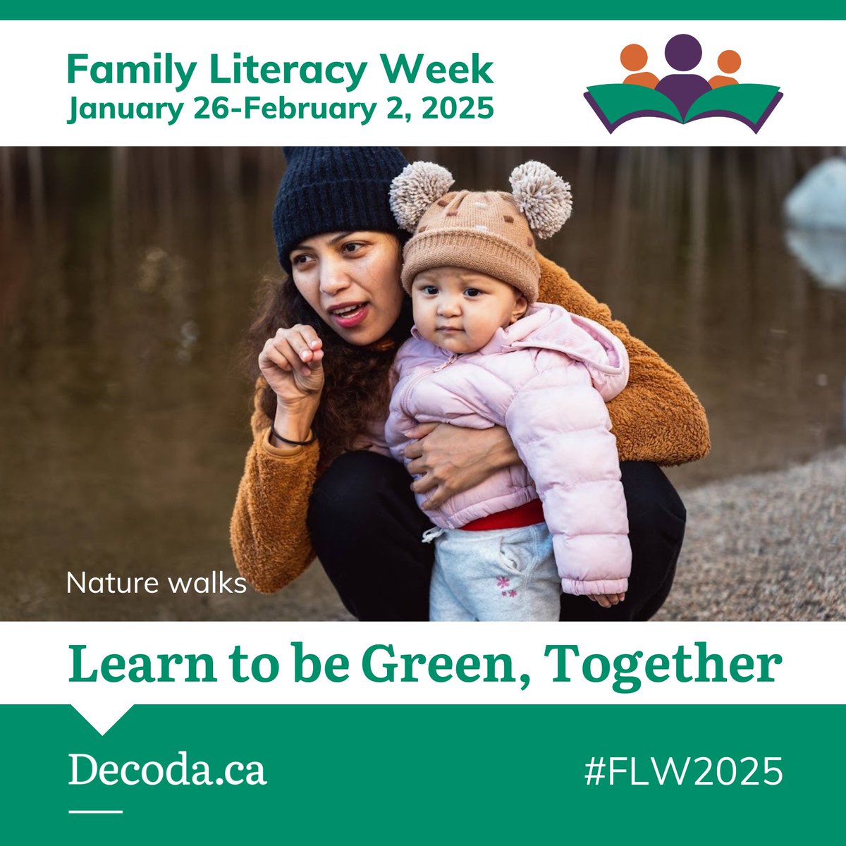 🌱👶 👣 A nature walk is a great way for babies to engage their senses. 
🌳🐦 Exploring nature through calm, multisensory experiences helps baby learn to love and appreciate nature. 

👉Find ideas for a nature walk with babies: decoda.ca/resource/learn… 
#FamilyLiteracyWeek #Babies