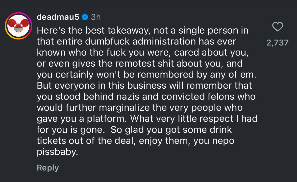 if deadmaus cooked me this hard i would end it all bro