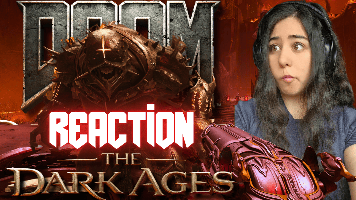 EllyTheGeek's tweet photo. 🚨NEW VIDEO ALERT! #XboxDeveloperDirect2025 

Reacting to DOOM: The Dark Ages! @DOOM https://t.co/SZljNjxKGQ