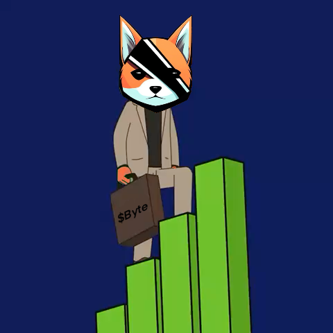 This dog means business 📈 🐾 $Byte