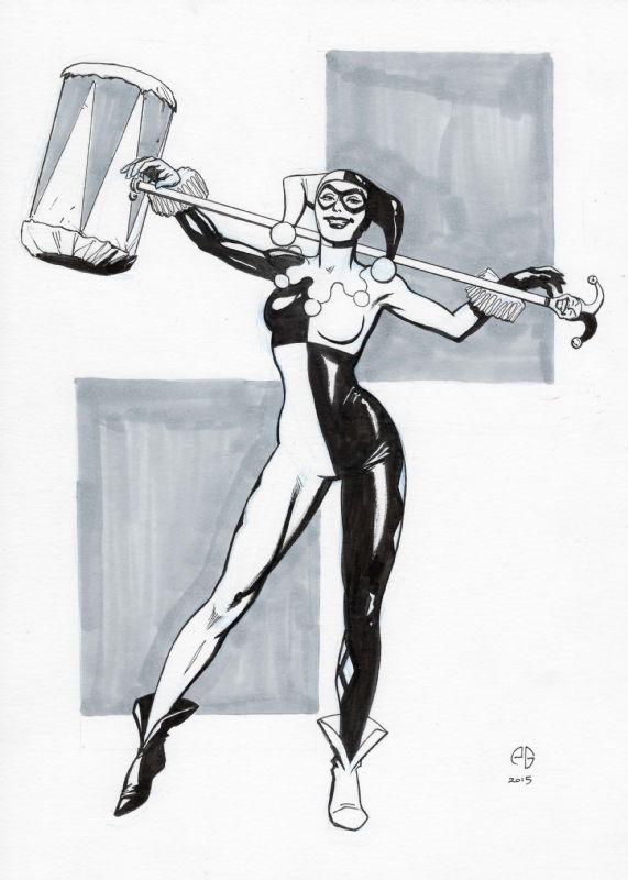 iamluke85's tweet photo. #harleyquinn artwork by #PatrickGoddard https://t.co/otYhdWTH01