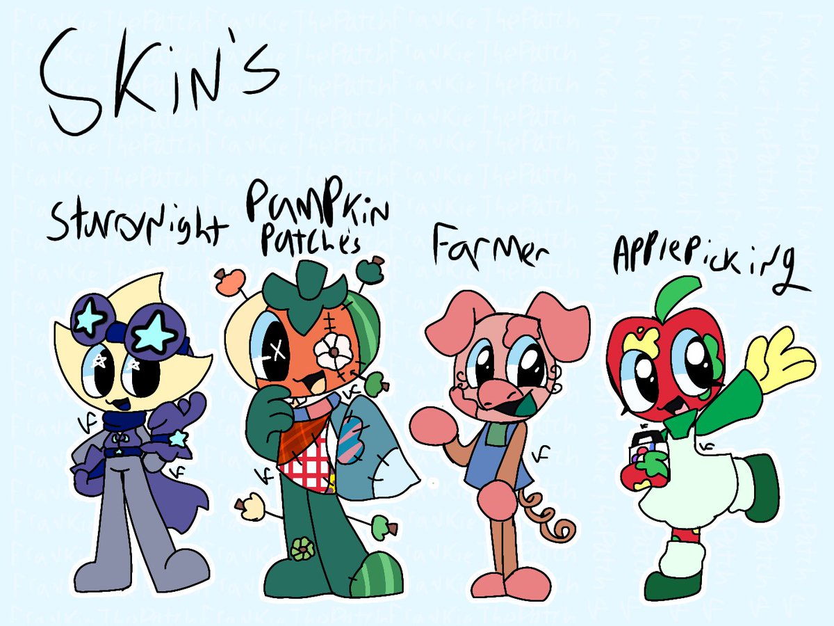 Here's another dandy's world oc cause I remembered a twisted mechanic I came up with. also theoretical skins for them
#dandysworld #dandysworldart #dandysworldfanart #dandysworldoc