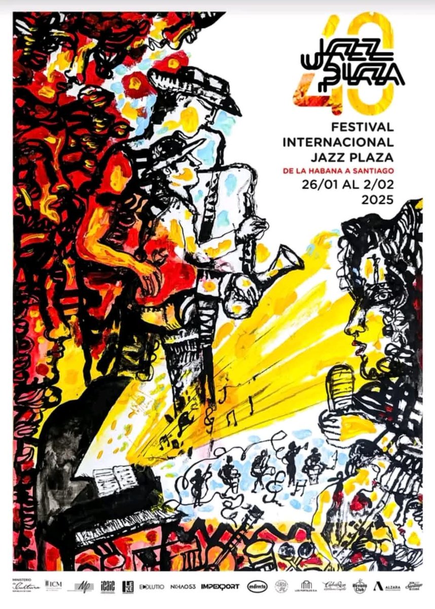De la Habana a #SantiagoDeCuba  llegará a partir de este domingo la Edición 40 del Festival Internacional Jazz Plaza 2025.

El inicio será a las 5:00 pm con el Concierto Inaugural en la Sala Principal del Teatro Heredia. 
<a href="/ahsjovenescuba/">Asociación Hermanos Saíz</a> 
<a href="/BeatrizJUrrutia/">Beatriz Johnson Urrutia</a> 
<a href="/MMarreroCruz/">Manuel Marrero Cruz</a>