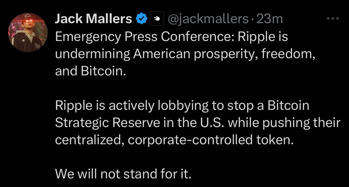 Vivek4real_'s tweet photo. LIKE, IF YOU WANT $XRP TO GO TO ZERO

LET’S BANKRUPT THEM!!! https://t.co/7I2aJfBDUm