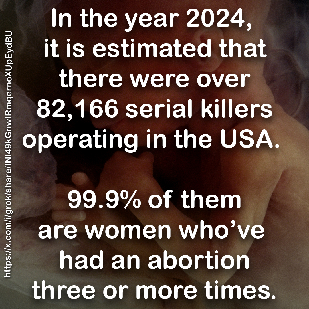 MeandmyJC's tweet photo. You may be living next door to a serial k*ll*r and not know it. Pass this meme along. 
#mybodymychoice #ProLife #women #LGBTQIA #abortionishealthcare #womb #unborn #child #DemocratsHateAmerica #BabiesLivesMatter https://t.co/IiZxV22Rqq