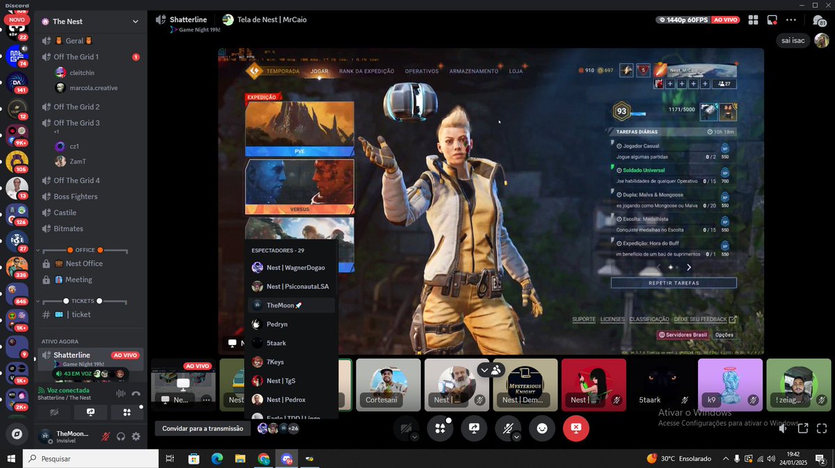 Noite mais que agradevel com o pessoal da <a href="/TheNest_DAO/">The Nest</a> conhecendo <a href="/ShatterlineFPS/">Shatterline FPS</a>....

<a href="/GamingOnAvax/">Gaming on Avax</a>