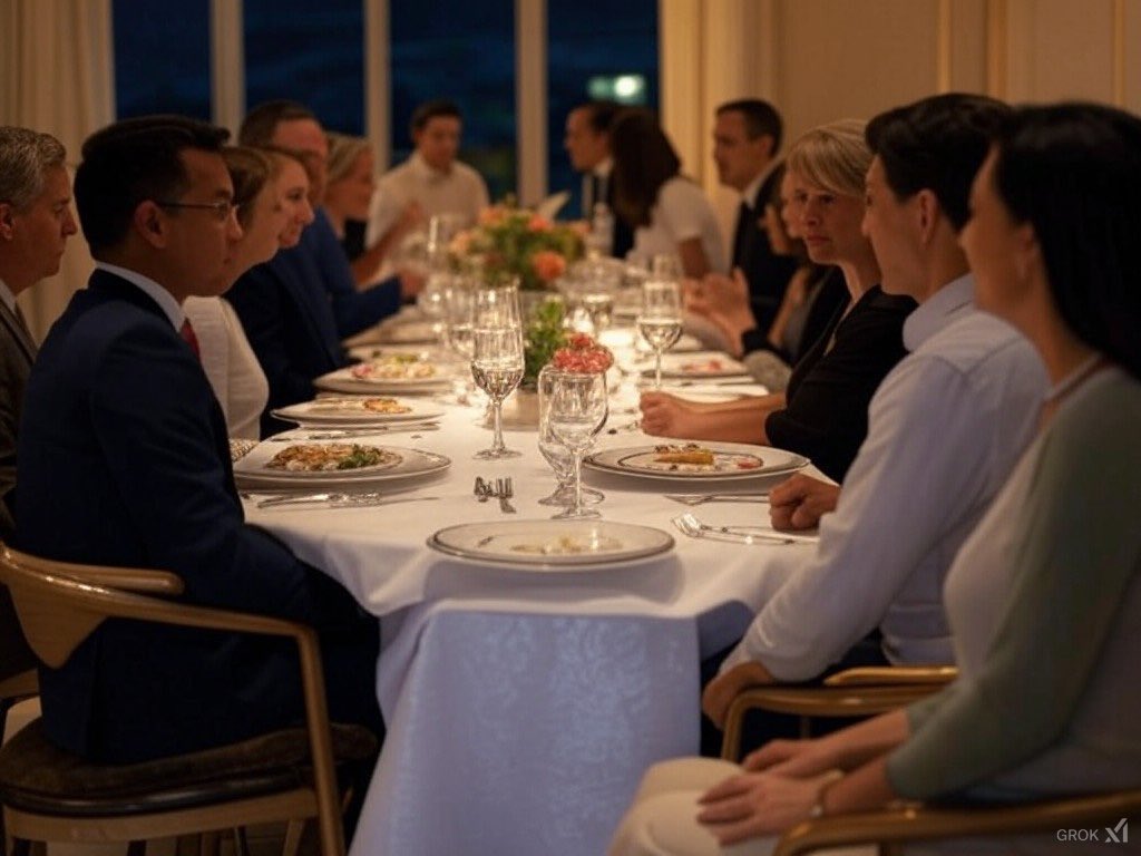 eat_meet_com's tweet photo. If you could invite one person to a fancy dinner, who would it be? https://t.co/bLeNNbctla