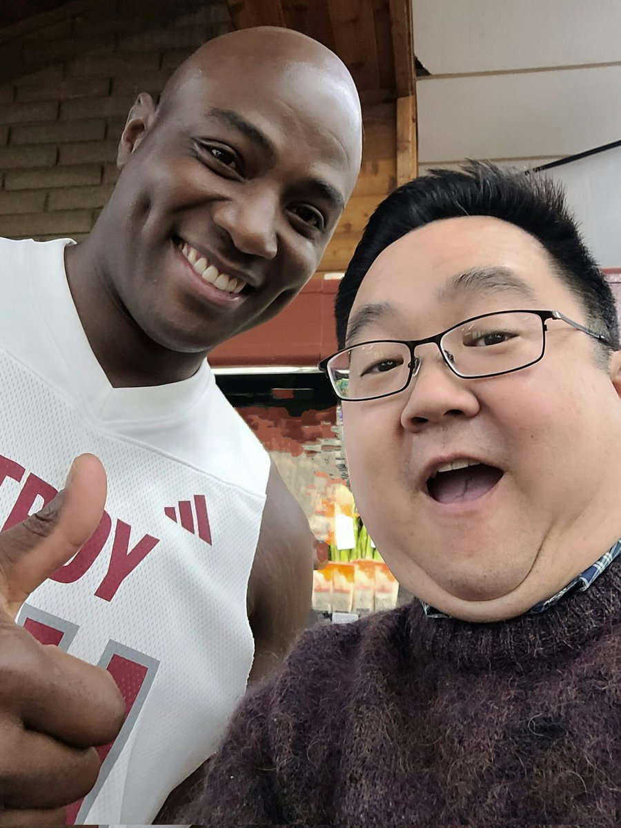 "An absolute honor to work with such a legendary icon," said Pro Football Hall of Famer <a href="/demarcusware/">D-Ware</a> of television commercial heavyweight Aaron Takahashi.

Oh... wait. I think it was the other way around.

Check out our commercial here: youtu.be/LstDrpxXzVA