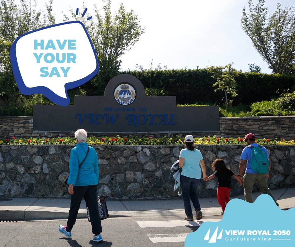 We're updating our Official Community Plan through a process called View Royal 2050: Our Future View to shape our town’s future over the next 20 years.

Visit engage.viewroyal.ca to participate and stay up to date on this exciting project! 

#ViewRoyal #yyj