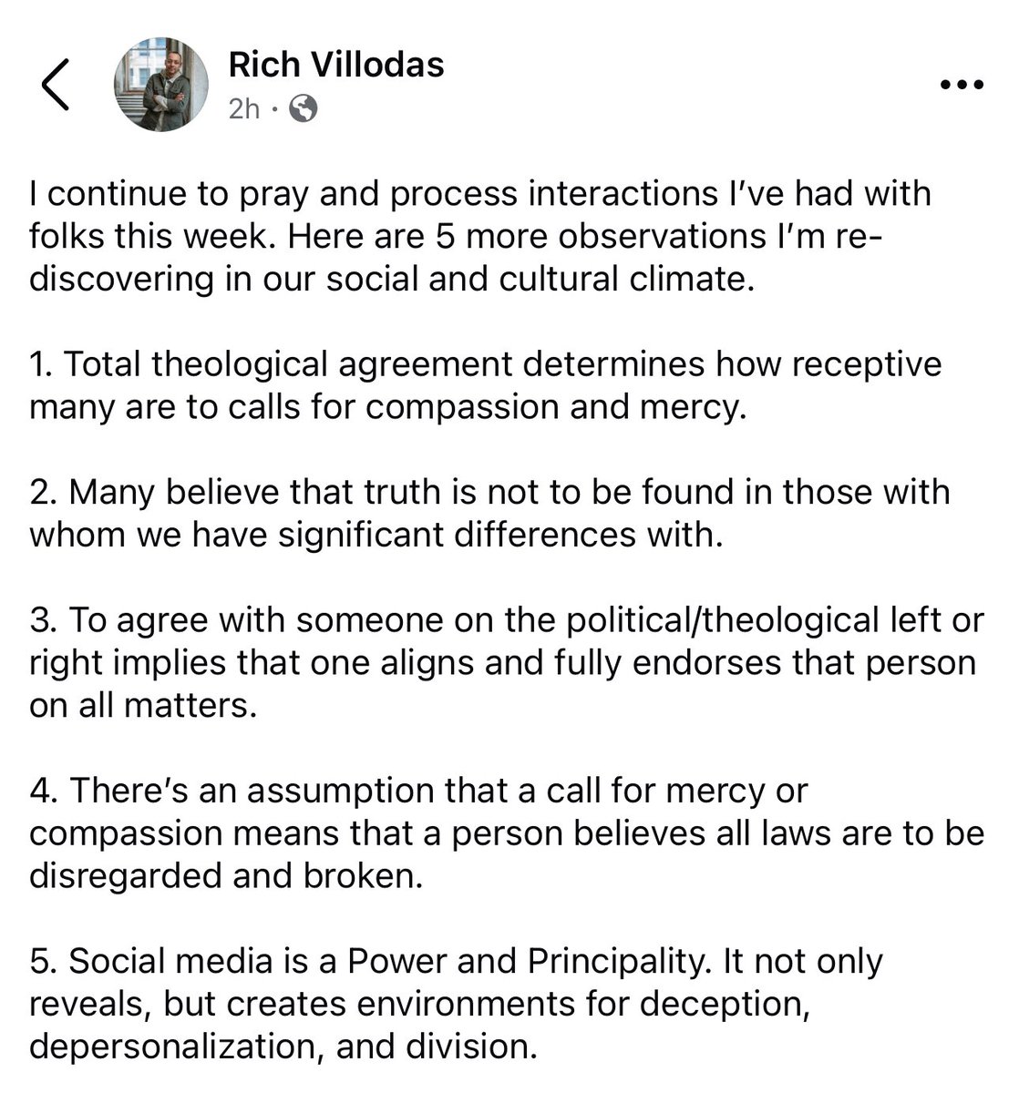 Rich Villodas tweet media