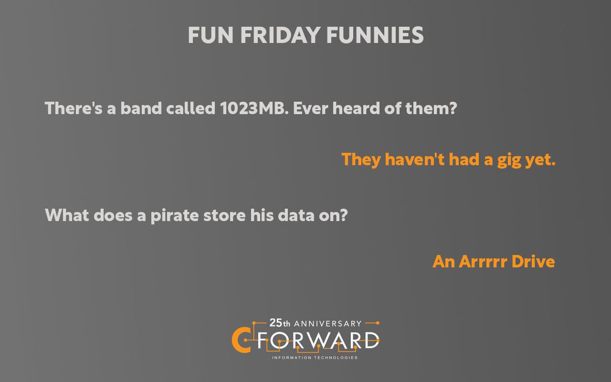 CForwardIT's tweet image. Who needs a laugh today? We’ve got you covered!

#techhumor #techjokes #cybersecurity