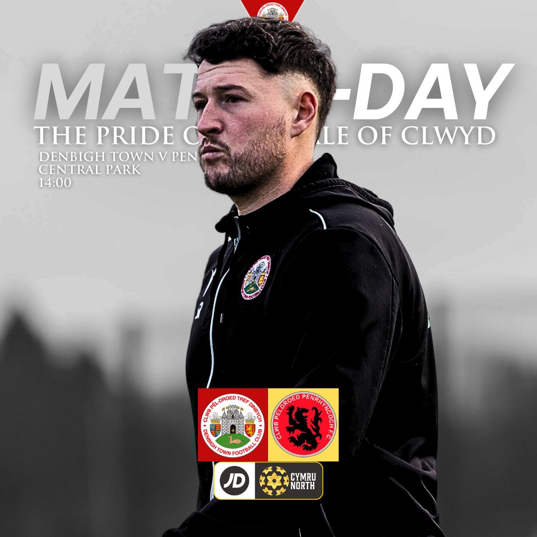 DenbighTownFC's tweet image. 𝐌𝐀𝐓𝐂𝐇-𝐃𝐀𝐘 👊

Looking to back up last weekend! 💪

🆚  Penrhyncoch
⏰  14:00
🏟  Central Park
🏆  JD Cymru North

#DTFC