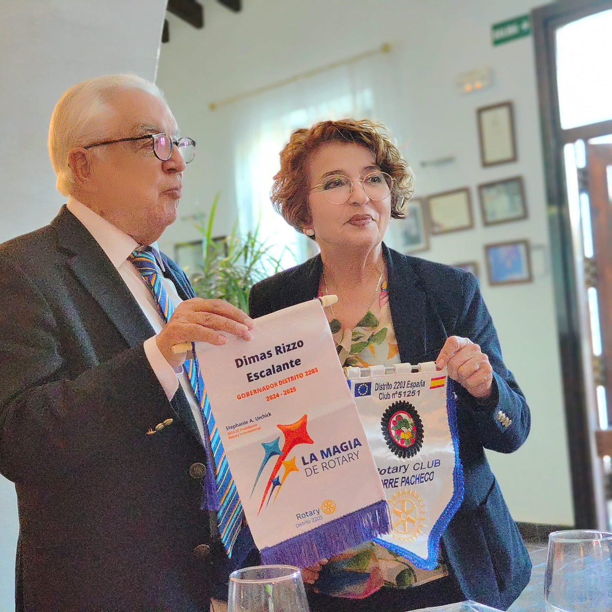 <a href="/RC_TorrePacheco/">Rotary Club Torre Pacheco</a> recibió el jueves 23 de enero la visita de #Gobernador del #Distrito2203 para el año 2024-2025, Dimas Rizzo, ysu ayudante José Vidal, presidente de <a href="/RotaryClubCTG/">Rotary Cartagena</a> Les hemos enseñado nuestro Proyecto Estrella la #ResidenciaLoladelPasico para pers con discapacidad