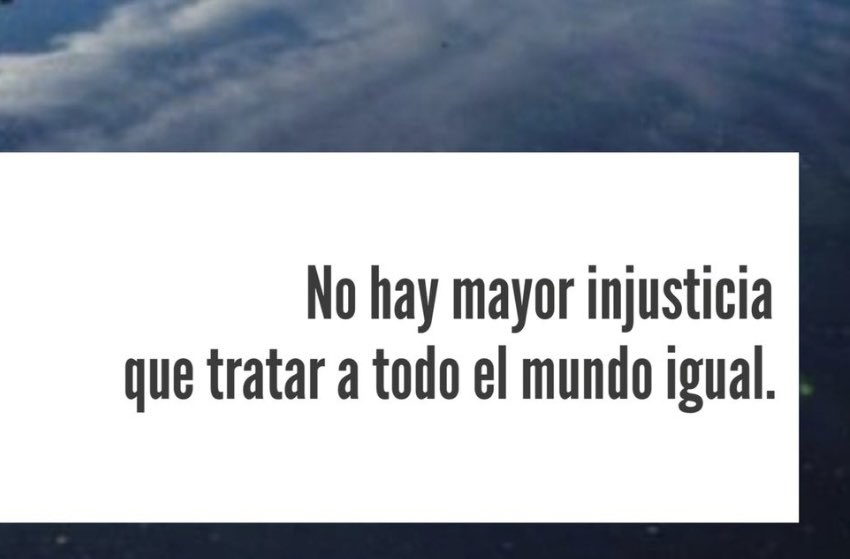 Igualdad entre iguales