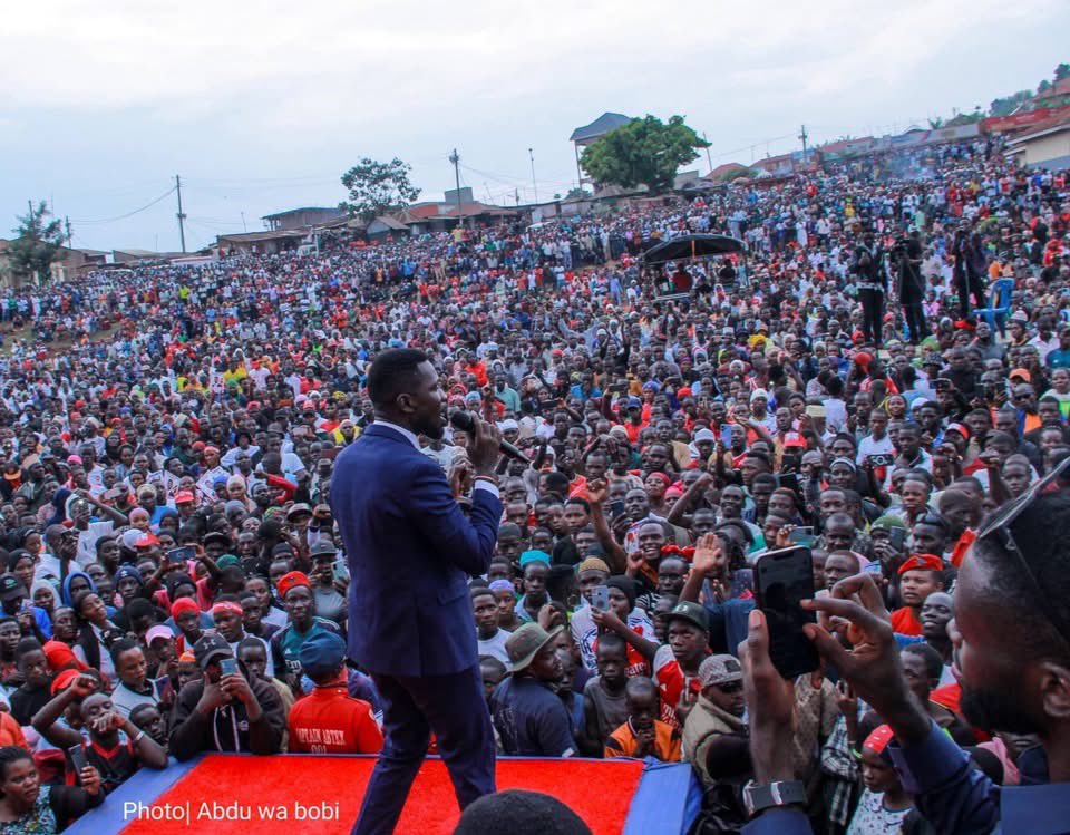 HEBobiwine's tweet photo. We spent the day in BUTAMBALA where we attended Jummah prayers and later had a home-coming rally organised by the @NUP_Ug  Deputy President for Buganda, Hon. Muhammad Muwanga Kivumbi. I thank our people who came out in thousands to receive us and listen to the revolutionary message. Very grateful to all leaders who joined us as we received our new Deputy President and prayed for him as he embarked on this very important role. 

#PeoplePowerOurPower