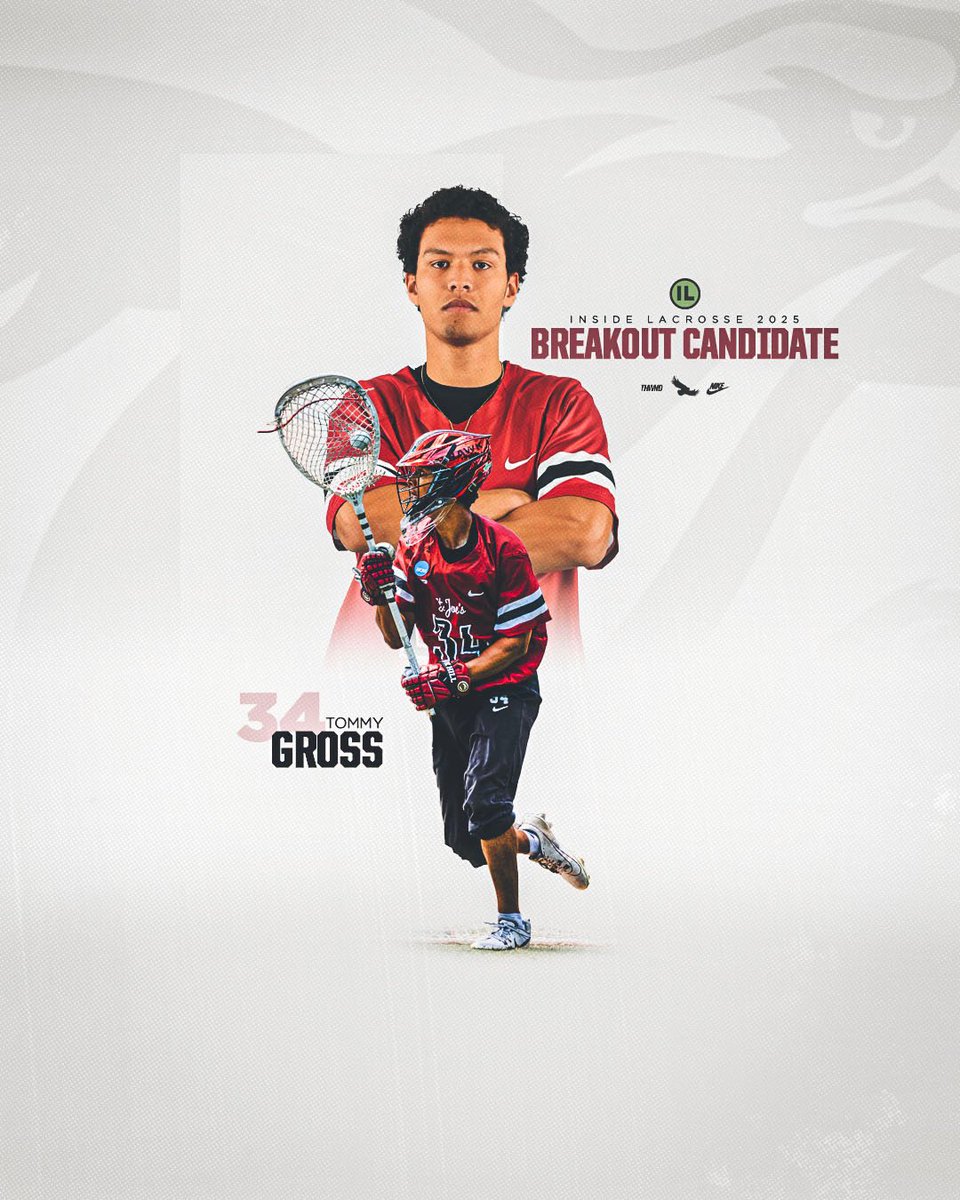 SJUHawks_MLax's tweet photo. Congratulations to our guy Tommy Gross on being named a 2025 Breakout Candidate by @Inside_Lacrosse #THWND https://t.co/OKQUEYv1Hu
