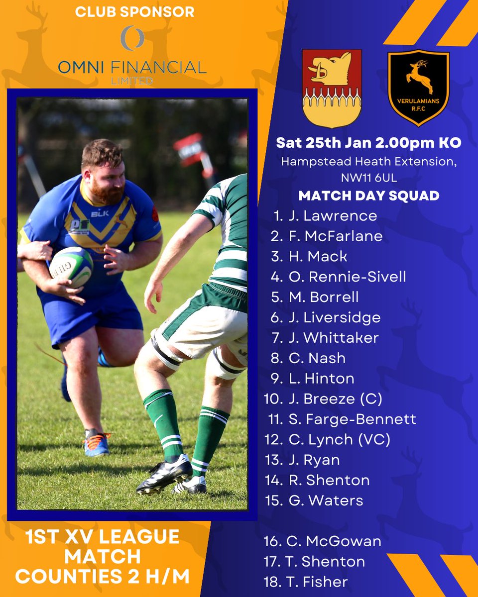 Verulamians RFC (@verulamiansrfc) on Twitter photo ๐จ ๐๐๐๐๐ ๐๐๐๐๐๐๐๐๐๐๐๐๐จ
The seniors venture into West London this weekend to face table toppers <a href="/hampsteadrugby/">Hampstead Rugby Club</a>
The lads are looking to bounce back from the disappointing result last Saturday
#UpTheVees ๐ต๐ก
#Oneclub
#playtogetherstaytogether
#rugby ๐จ ๐๐๐๐๐ ๐๐๐๐๐๐๐๐๐๐๐๐๐จ
The seniors venture into West London this weekend to face table toppers <a href="/hampsteadrugby/">Hampstead Rugby Club</a>
The lads are looking to bounce back from the disappointing result last Saturday
#UpTheVees ๐ต๐ก
#Oneclub
#playtogetherstaytogether
#rugby