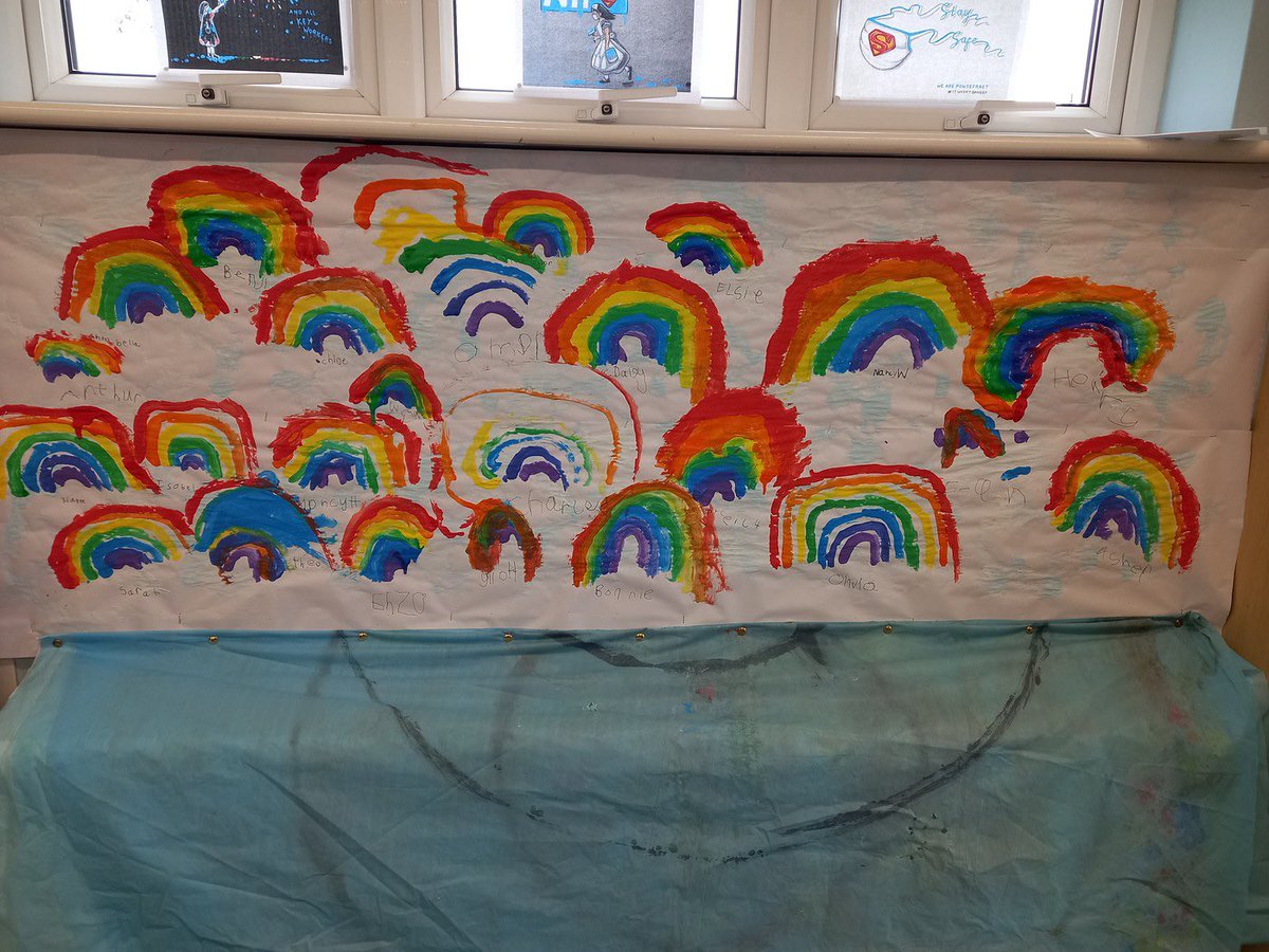 Our youngest children have been inspired by local artist, Rachel List this week and have created a wall mural to reflect her style. Her work can be seen on buildings in and around Pontefract. Our very own Banksy! <a href="/Rachellist9/">TheGirlWhoDidTheThing</a>