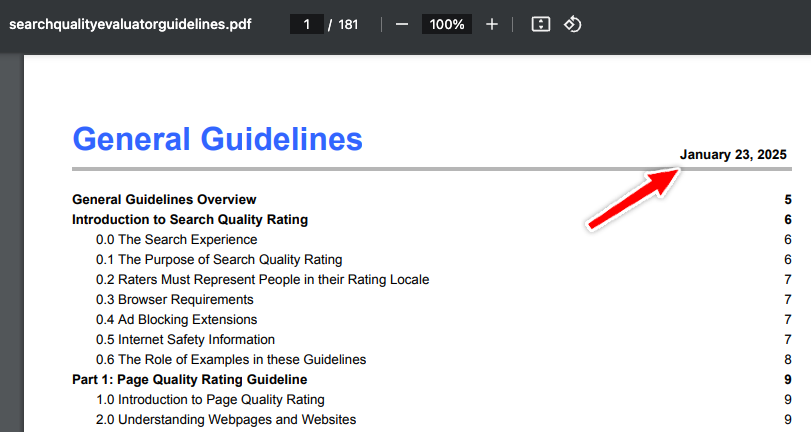 seostratega's tweet photo. Habemus nueva versión de las Quality Rater Guidelines de Google.

No son muchos cambios, y casi todos en torno a sus nuevas políticas de spam, o sobre autoría y EEAT.

No siempre, pero en ocasiones los cambios en las QRG preceden a updates "gordos" de Google 🤞 https://t.co/PJKMuHVJJt