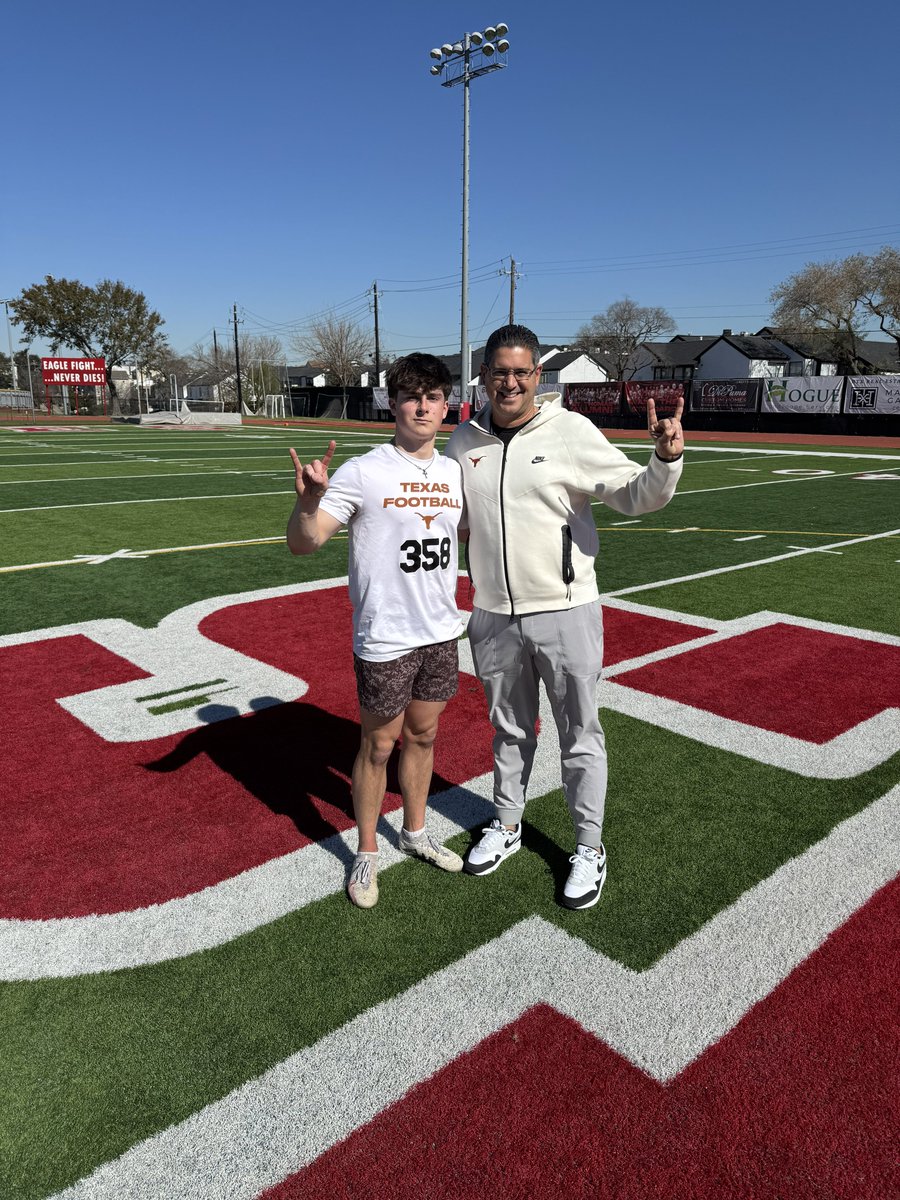 MICHAEL TAYLOR II (@26michaeltaylor) on Twitter photo Huge thanks to <a href="/CoachJeffBanks/">Jeff Banks</a> for coming out to watch me kick this morning. #HookEm 🤘🏻
<a href="/NickGatto/">Nick Gatto</a> <a href="/HKA_Tanalski/">Adam</a> <a href="/STHFootball/">St. Thomas Football</a> <a href="/C_Forestier1991/">Christopher Forestier</a> Huge thanks to <a href="/CoachJeffBanks/">Jeff Banks</a> for coming out to watch me kick this morning. #HookEm 🤘🏻
<a href="/NickGatto/">Nick Gatto</a> <a href="/HKA_Tanalski/">Adam</a> <a href="/STHFootball/">St. Thomas Football</a> <a href="/C_Forestier1991/">Christopher Forestier</a>