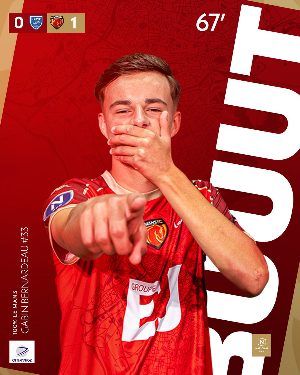 #FCVBLMFC 0️⃣-1️⃣

⏱️ 67' | Frappe de l'extérieur de la surface caladoise, Péan ne peut qu'effleurer ! 0-1 !

#AllezLEMANSFC 🔴🟡