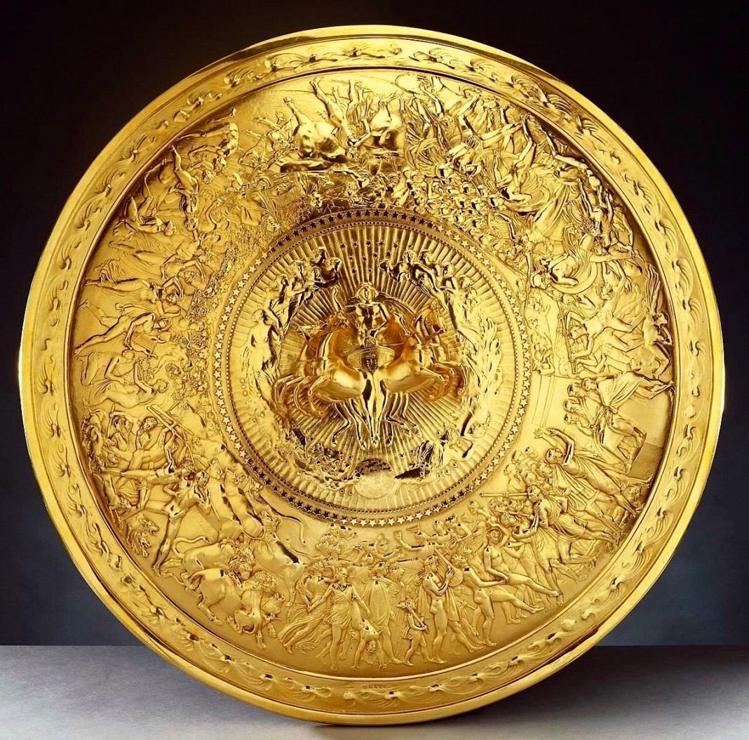 The Legendary Shield of Achilles

The shield of Achilles, immortalized in Homer’s Iliad, stands as one of the most iconic artifacts of ancient Greek mythology and literature. Spanning 134 lines of exquisite description, this artifact is not merely a defensive weapon but a