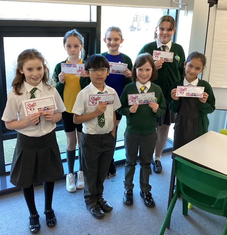 GreenRidgeR2's tweet image. Well done to our Superhero Shake winners this week! You’ve been just like Curious Curtis and Reflective Rudy, and you talked confidently about your learning behaviours! #proud #limitlesslearning