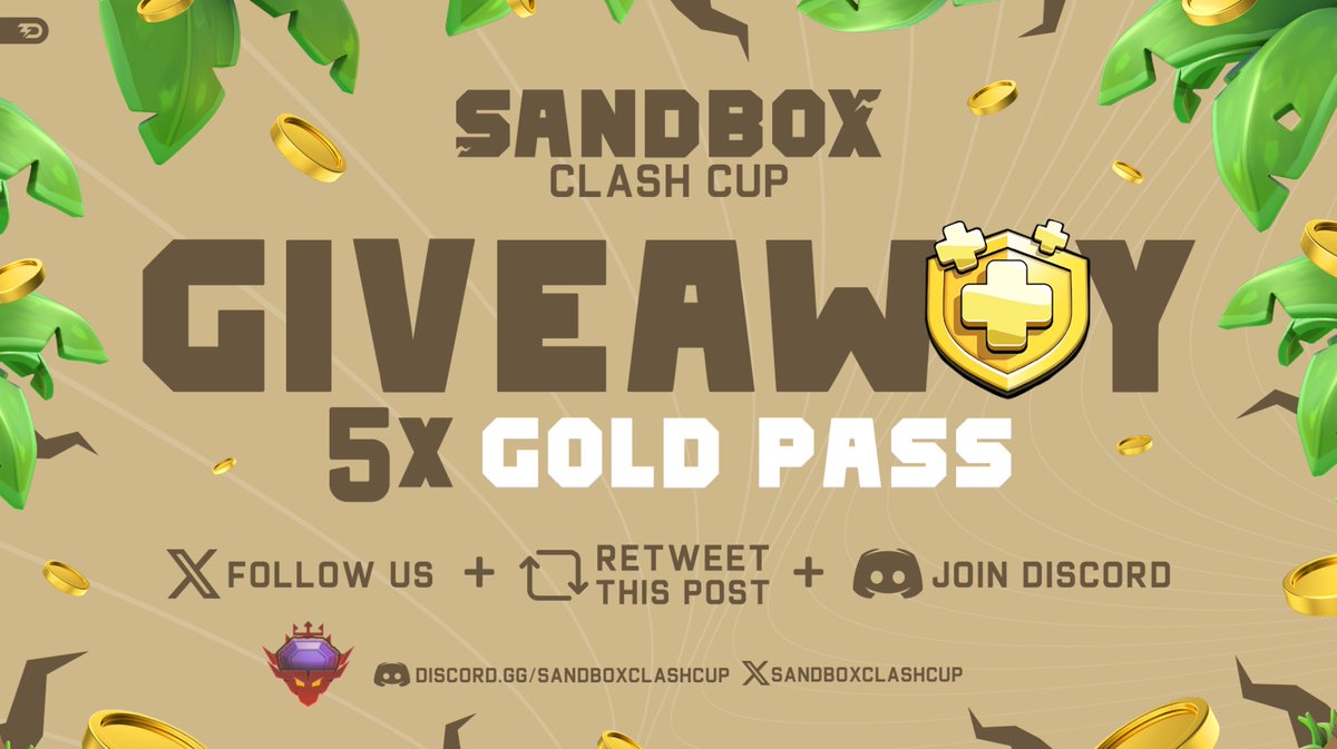 Rk | Mike (@defiance_family) on Twitter photo 🥳🍾 COC GIVEAWAY SPONSORED BY THE SCC!!!
-
-
How to enter:
1. Follow me and
<a href="/SandboxClashCup/">Sandbox Clash Cup</a>
2. Repost this giveaway!
3. Join their discord server!
discord.gg/sandboxclashcup
-
-
Giveaway winners will be announced on 27th 🥳🍾 COC GIVEAWAY SPONSORED BY THE SCC!!!
-
-
How to enter:
1. Follow me and
<a href="/SandboxClashCup/">Sandbox Clash Cup</a>
2. Repost this giveaway!
3. Join their discord server!
discord.gg/sandboxclashcup
-
-
Giveaway winners will be announced on 27th