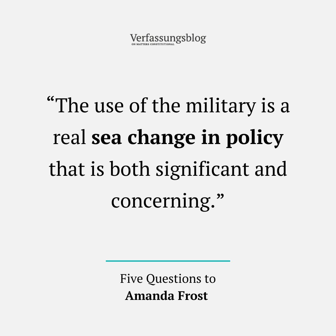 Verfassungsblog (@verfassungsblog) on Twitter photo On day 1 in office, Trump already signed a slew of executive orders, many of them designed to reshape the US’s immigration system as we know it. Can he just do that?
#FiveQuestions to Amanda Frost (<a href="/amanda_frost1/">Amanda Frost</a>), Professor of Law at @uvalaw.
verfassungsblog.de/the-use-of-the… On day 1 in office, Trump already signed a slew of executive orders, many of them designed to reshape the US’s immigration system as we know it. Can he just do that?
#FiveQuestions to Amanda Frost (<a href="/amanda_frost1/">Amanda Frost</a>), Professor of Law at @uvalaw.
verfassungsblog.de/the-use-of-the…