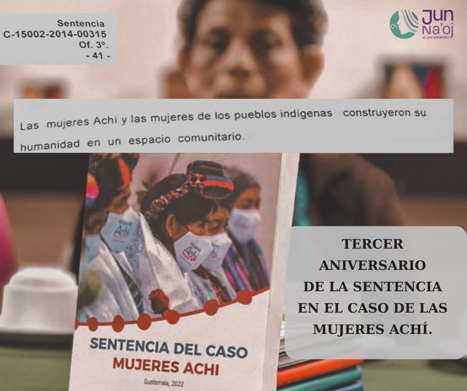 Red de comunicadoras indígenas Jun Na'oj (@redjunnaoj) on Twitter photo El Caso Mujeres Achí, es un testimonio sumamente poderoso de la fuerza, memoria y dignidad de las mujeres indígenas que han decidido alzar la voz en busca de justicia, desafiando las muchas dificultades para acceder a ella en Guatemala.
🎨✍🏾 <a href="/Angela_Cuc/">Angela cuc</a> El Caso Mujeres Achí, es un testimonio sumamente poderoso de la fuerza, memoria y dignidad de las mujeres indígenas que han decidido alzar la voz en busca de justicia, desafiando las muchas dificultades para acceder a ella en Guatemala.
🎨✍🏾 <a href="/Angela_Cuc/">Angela cuc</a>
