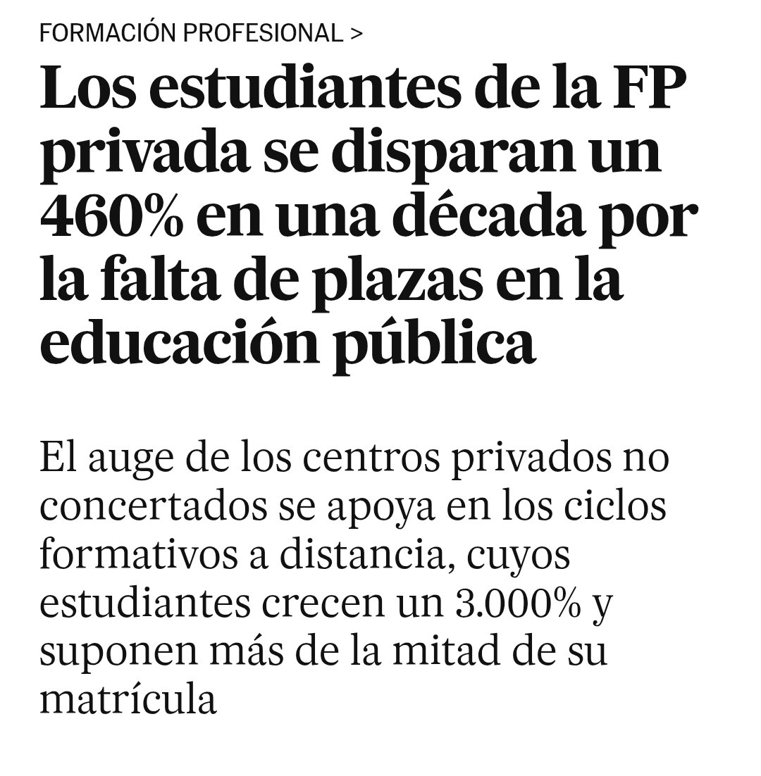 ❌ Las políticas privatizadoras del #PP maltratan la #educaciónpública para empujar a las familias a la privada. 

💥Llevamos años denunciándolo.

😔 Tendremos un problema cuando no podamos asegurar a nuestros hijos e hijas un futuro digno.

#24ene #DiaMundialdelaEducacion