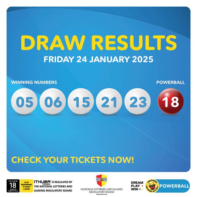 Powerball: Results for (24/1/2025)