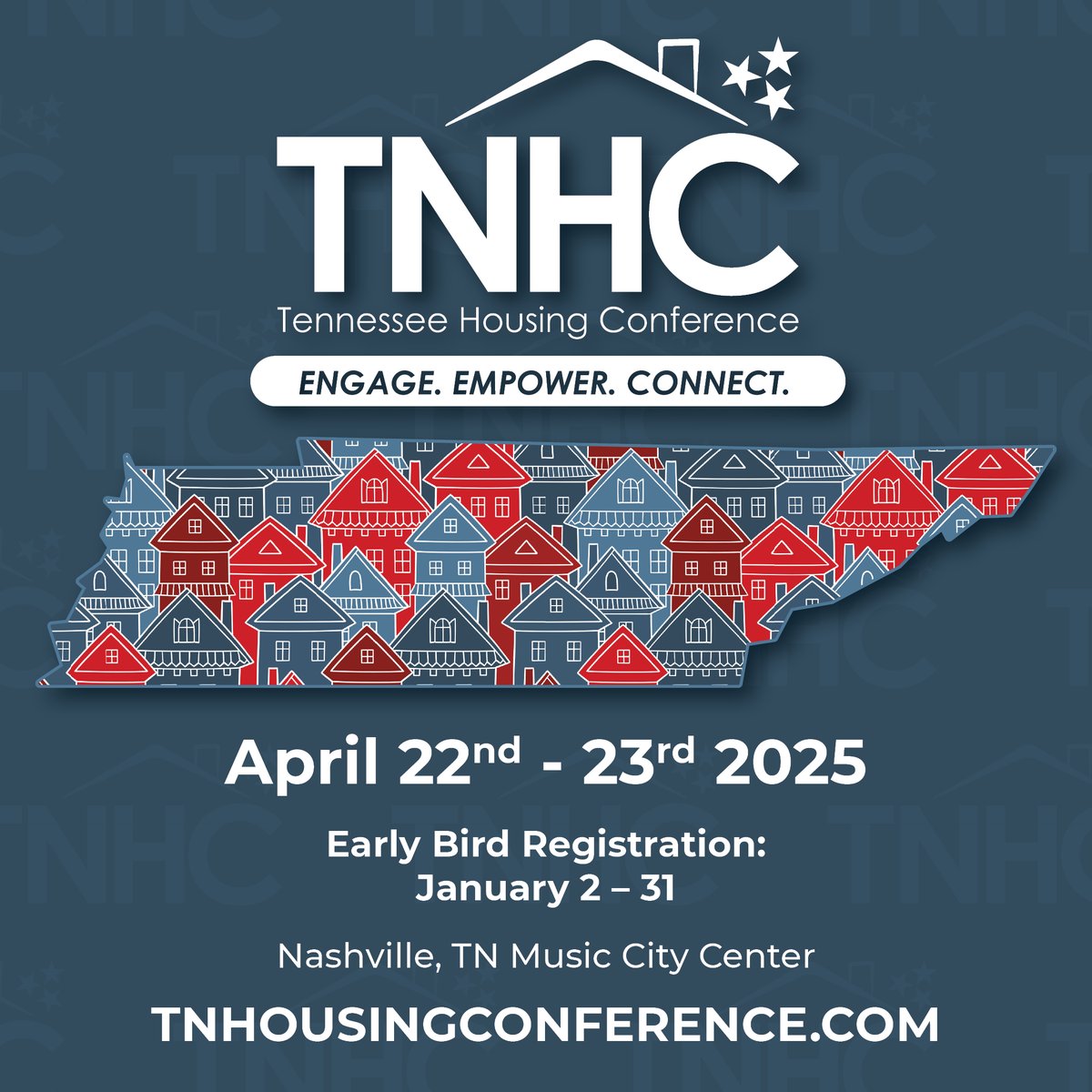 Early bird registration ends one week from today! You have until January 31 to take advantage of special pricing to attend #TNHC2025 - check out the agenda, speakers, and more details on our conference website tnhousingconference.com.