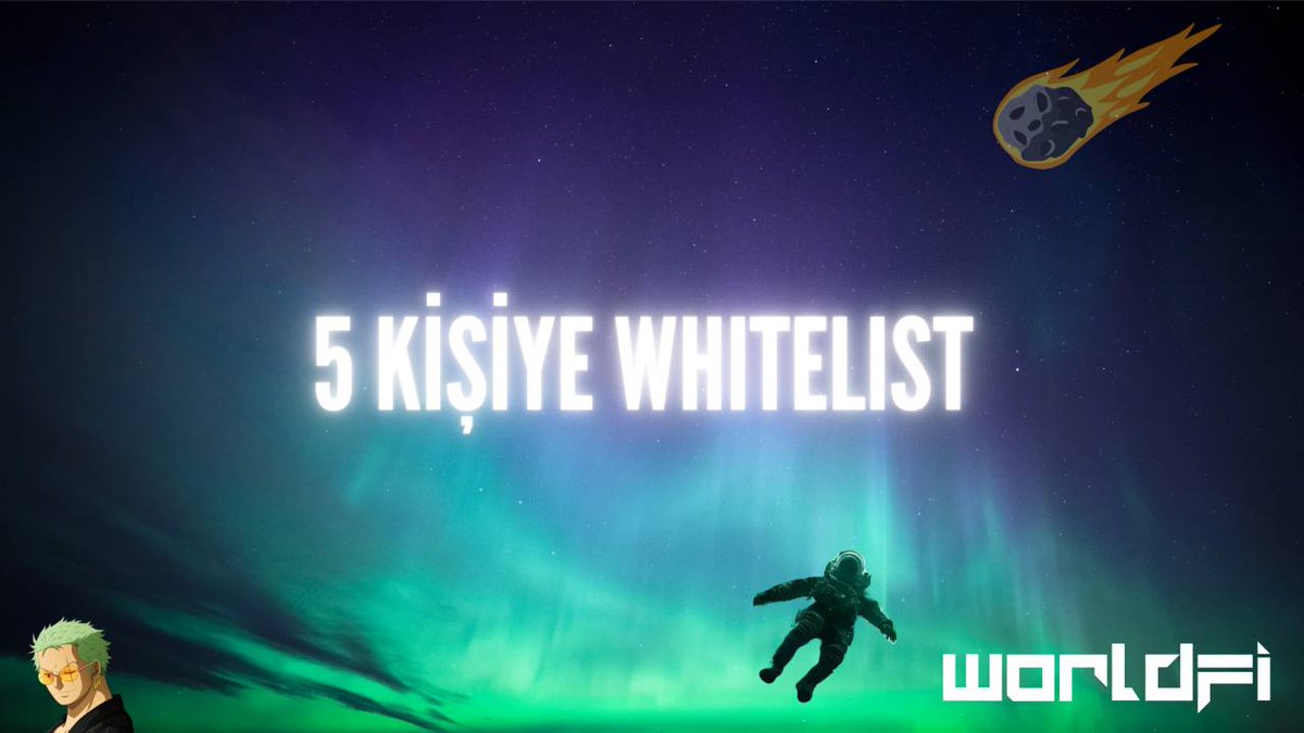 🎁 EFSANE WL ÇEKİLİŞİ🔥🔥🔥

<a href="/AIPADTECH/">AIPAD.TECH</a>'in sıradaki ön satışından 5 kişiye Whitelist veriyorum. Çok düşük Mcap ile çıkacak, kazananlar bence çok şanslı olacak✅

Şartlar Basit⬇️
-Takip et: <a href="/World_Fi_/">WorldFi</a> 
-RT ve Fav❤️
-Bir arkadaşını etiketle