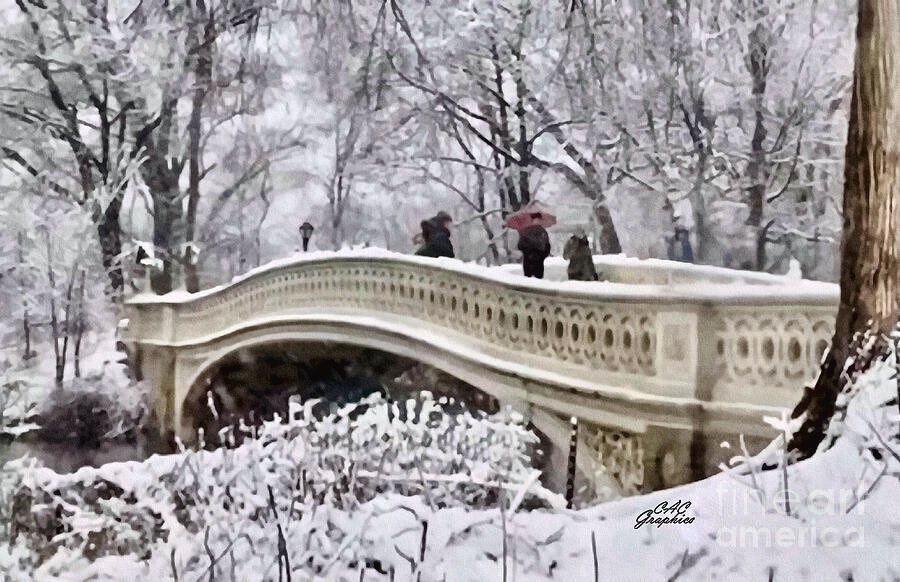 CACGraphics's tweet photo. “Snowy Wintry Bow Bridge”❄️
New artwork & accessories
> https://t.co/rrT2ms5ySj
#CentralPark #BowBridge #winter #snow #NewYorkCity #nature #weather #artforsale #art #painting #wallart #prints #gifts #homedecor #photography #interiordesign #FridayVibes https://t.co/evSm8pNmDm