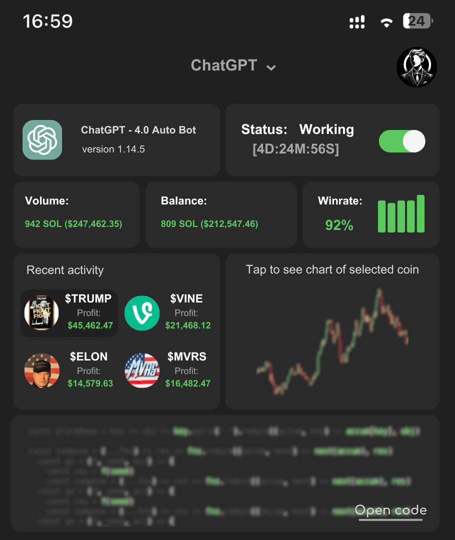 I CAN’T BELIEVE IT, THIS IS IMPOSSIBLE🚨

ChatGPT made me over $200K in just 4 days

And it’s all from a phone — unbelievable

Can’t explain it all, check it out here!🧵👇