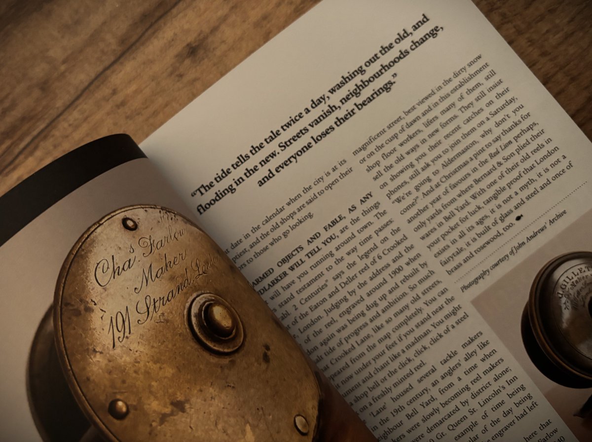 fallonsangler's tweet image. 'The tide tells the tale twice a day, washing out the old and flooding in the new. Streets vanish, neighbourhoods change, and everyone loses their bearings.'

John Andrews shares a unique collection of fishing reels....

Purchase Issue 36 or subscribe - fallonsangler.net/shop/