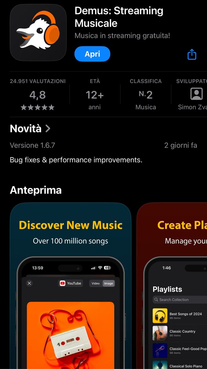 8SpecialOne8's tweet photo. Ottieni DEMUS sull’App Store per ascoltare la tua musica preferita gratuitamente,senza pubblicità e con salti illimitati!!! https://t.co/GWD78E6J1i