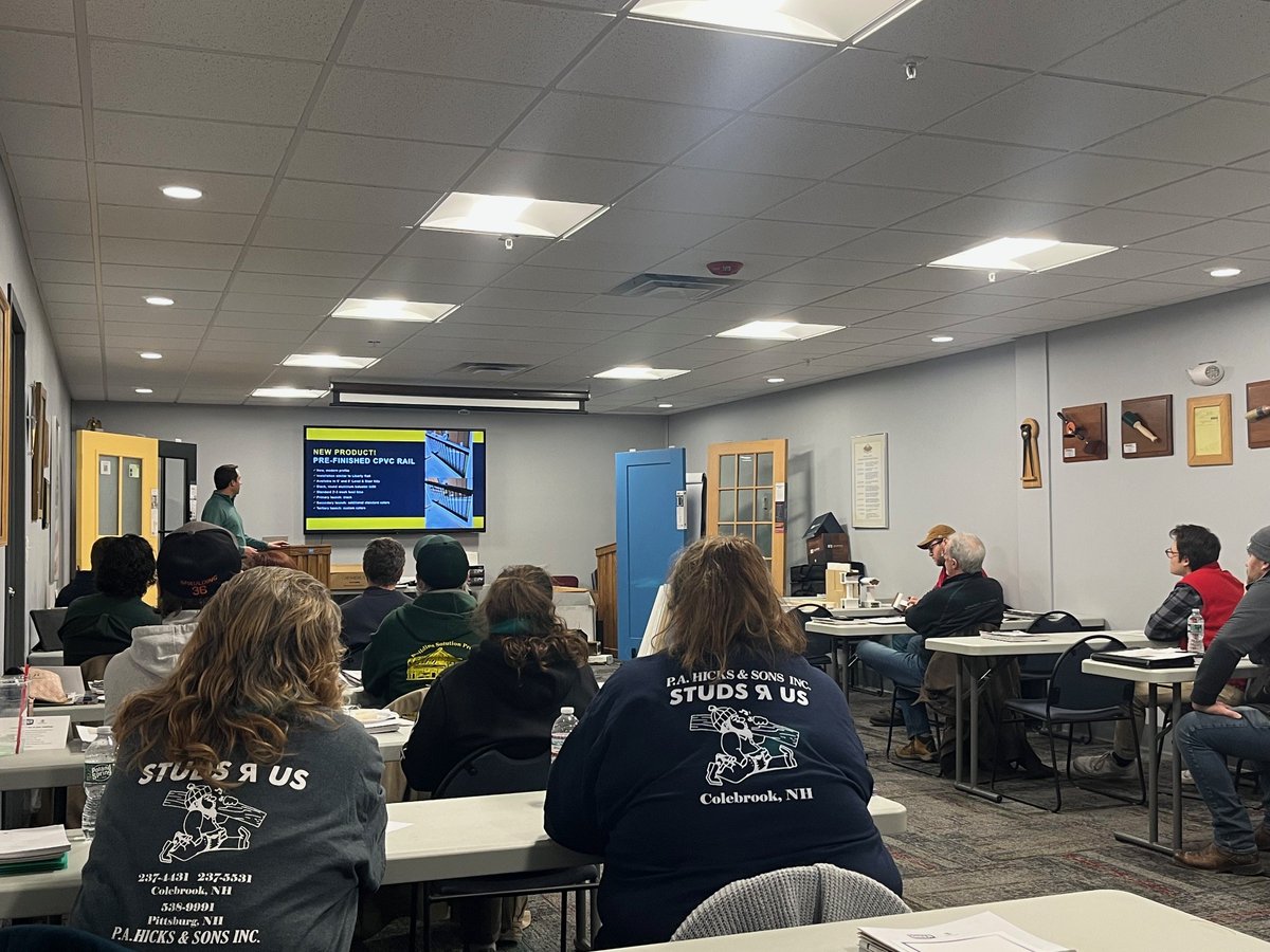 builtbybrosco's tweet photo. Another great week of #BROSCO Product Knowledge workshops - thanks to everyone that made the trip to our #PortlandMaine facility to learn!
@JELDWEN @intexmillwork @CrownHeritage @ODL_Doorglass @SimpsonDoor #ECLISSE #DSIRailing #turncraftcolumns #doormerica https://t.co/pWPCgFZrm4