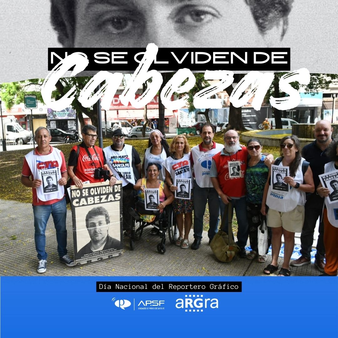 PrensaSantaFe's tweet photo. 📣A 28 años del crimen del reportero gráfico volvemos a decir #NoSeOlvidenDeCabezas https://t.co/7N8EHB3z1k