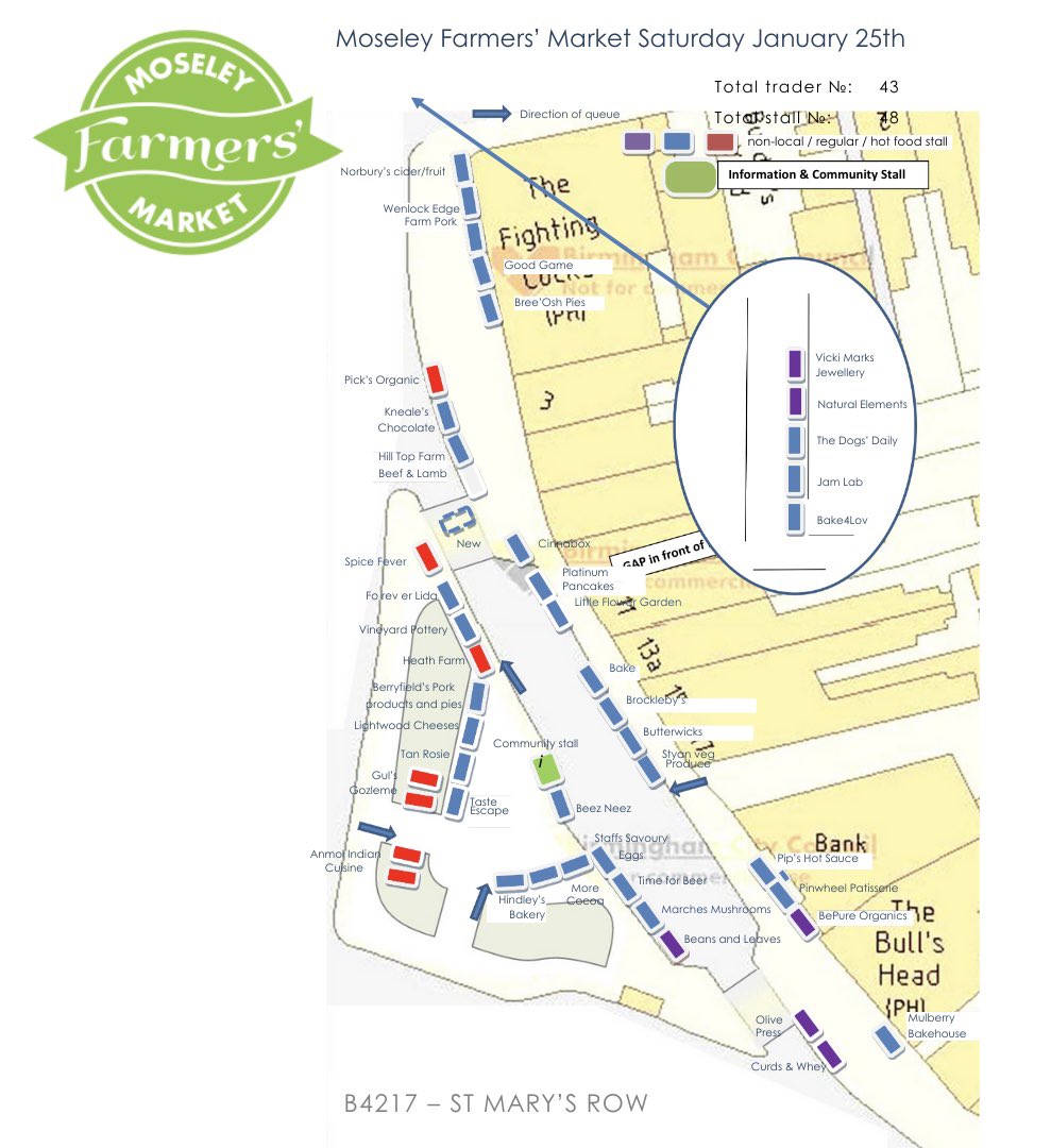And here is our stalls Map for tomorrow. With who is attending as well 🗺️👍

See you all in the morning 🤗

🍓🫐🥑🌽🥔🌶🥕🍅🥦🥗🧅🫑🥬🍍🥘🥩