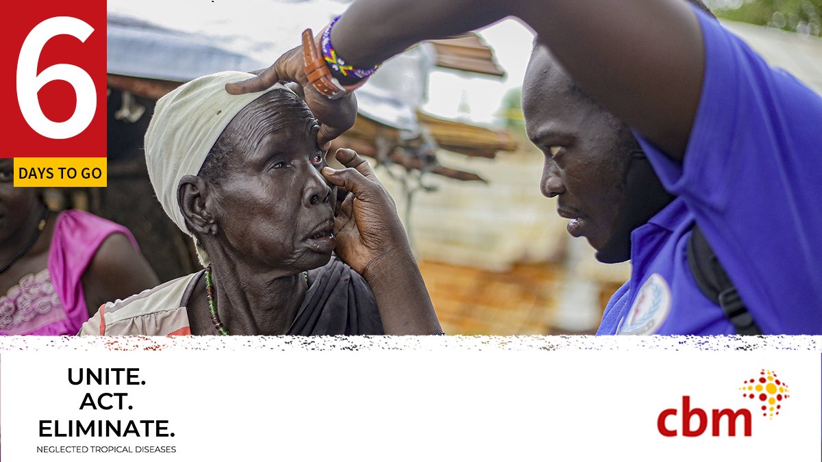 6⃣ days to #WorldNTDDay 2025! 

Join the global movement to #Unite. #Act. #Eliminate #NTDs.

#BeatNTDs.