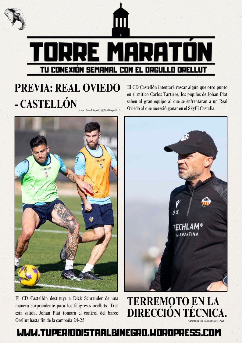 MagoreCS_'s tweet photo. 📣📖 ¡Atención, albinegros! 🌟  

Llega la primera edición de Torre Maratón 🏰⚽, la revista dedicada 100% al CD Castellón ⚫⚪.  

📰 Artículos exclusivos y toda la actualidad de nuestro equipo favorito. 🙌💪  

🔗https://t.co/dveM5KK72T https://t.co/mqYajEYkKs